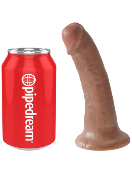KING COCK - PENE REALÍSTICO 15 CM CARAMELO