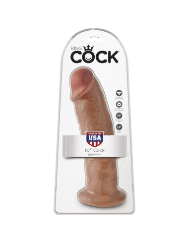 KING COCK - PENE REALÍSTICO 24 CM CARAMELO