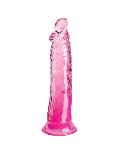 KING COCK - CLEAR PENE REALÍSTICO 19.7 CM ROSA