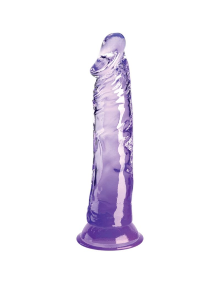 KING COCK - CLEAR PENE REALÍSTICO 19.7 CM MORADO