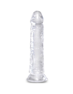 KING COCK - CLEAR PENE REALÍSTICO 19.7 CM TRANSPARENTE