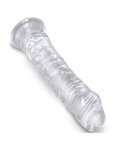 KING COCK - CLEAR PENE REALÍSTICO 19.7 CM TRANSPARENTE