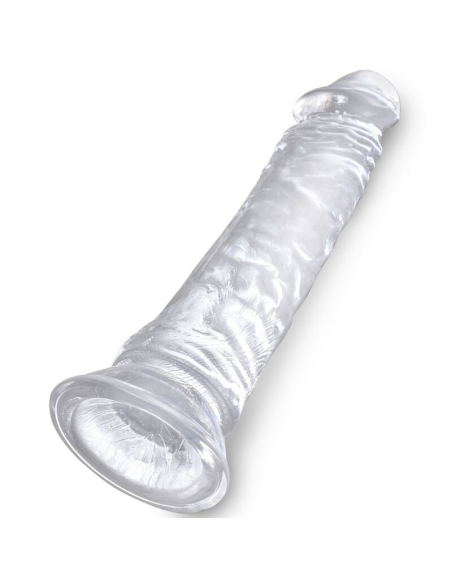 KING COCK - CLEAR PENE REALÍSTICO 19.7 CM TRANSPARENTE