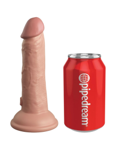 KING COCK - ÉLITE DILDO REALÍSTICO SILICONA 15.2 CM