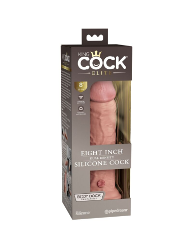 KING COCK - ÉLITE DILDO REALÍSTICO SILICONA 20.3 CM