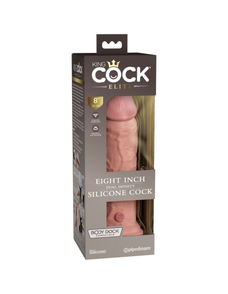 KING COCK - ÉLITE DILDO REALÍSTICO SILICONA 20.3 CM