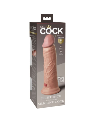 KING COCK - ÉLITE DILDO REALÍSTICO SILICONA 20.3 CM