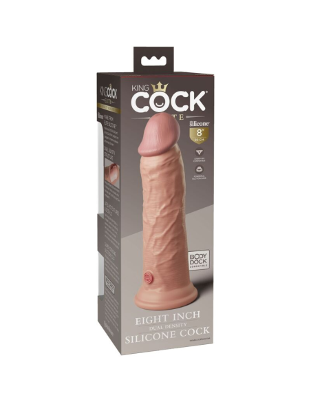 KING COCK - ÉLITE DILDO REALÍSTICO SILICONA 20.3 CM