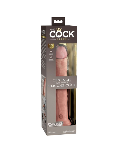 KING COCK - ÉLITE DILDO REALÍSTICO SILICONA 25.4 CM