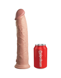 KING COCK - ÉLITE DILDO REALÍSTICO SILICONA 28 CM