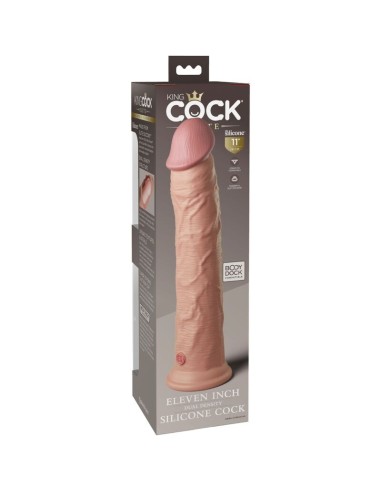 KING COCK - ÉLITE DILDO REALÍSTICO SILICONA 28 CM