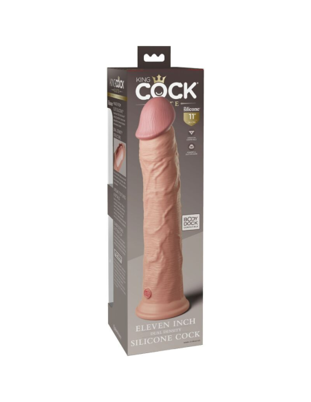 KING COCK - ÉLITE DILDO REALÍSTICO SILICONA 28 CM