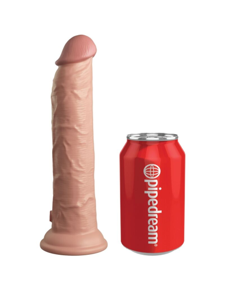 KING COCK - ÉLITE DILDO REALÍSTICO VIBRADOR and SILICONA CONTROL REMOTO 23 CM