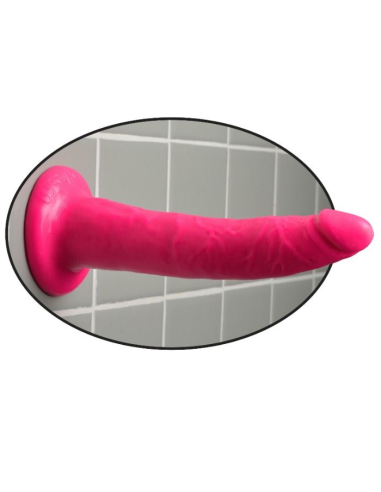DILLIO - DILDO CON VENTOSA 17.8 CM - ROSA