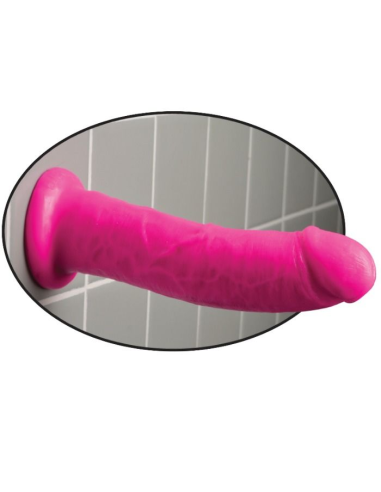 DILLIO - DILDO CON VENTOSA 20.32 CM ROSA