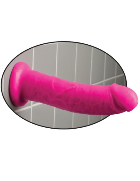 DILLIO - DILDO CON VENTOSA 20.32 CM ROSA