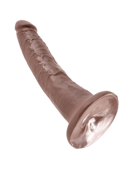 KING COCK - 7 PENE COLOR CHOCOLATE 17.8 CM