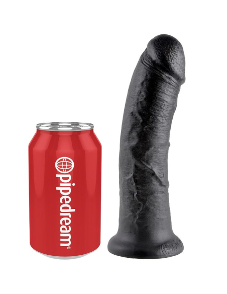 KING COCK - 8 PENE NEGRO 20.3 CM
