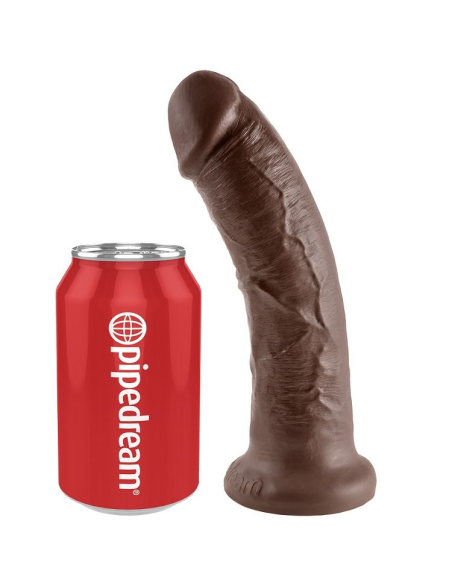 KING COCK - 8 PENE MARRÓN 20.3 CM