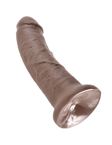 KING COCK - 8 PENE MARRÓN 20.3 CM