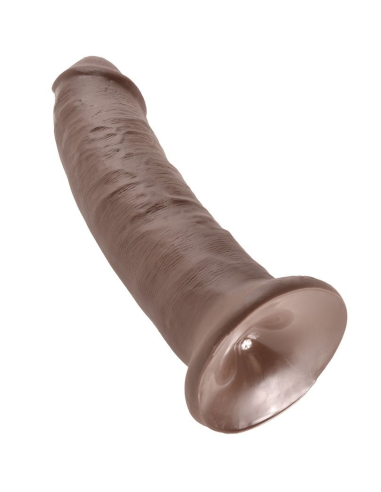 KING COCK - 9 PENE MARRÓN 22.9 CM