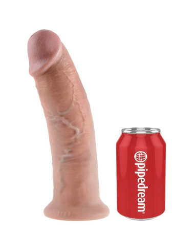 KING COCK - 10 PENE NATURAL 25.4 CM