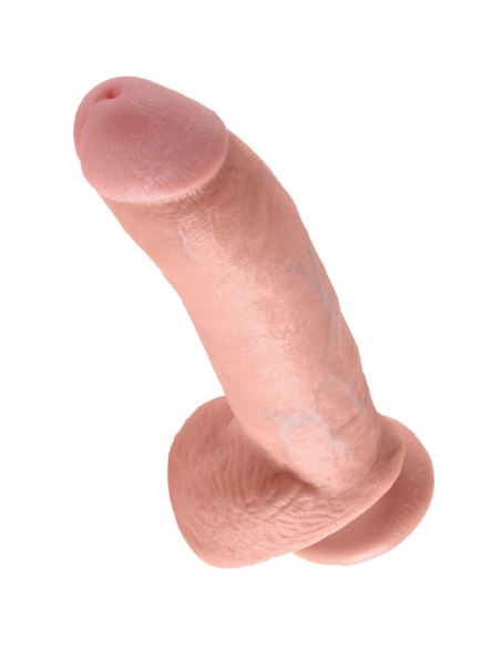 KING COCK - 9 PENE REALÍSTICO NATURAL 22.9 CM