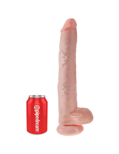KING COCK - PENE CON TESTÍCULOS 35.6 CM COLOR NATURAL
