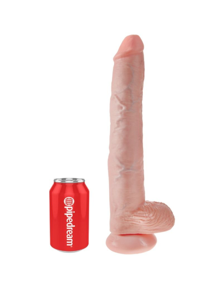 KING COCK - PENE CON TESTÍCULOS 35.6 CM COLOR NATURAL