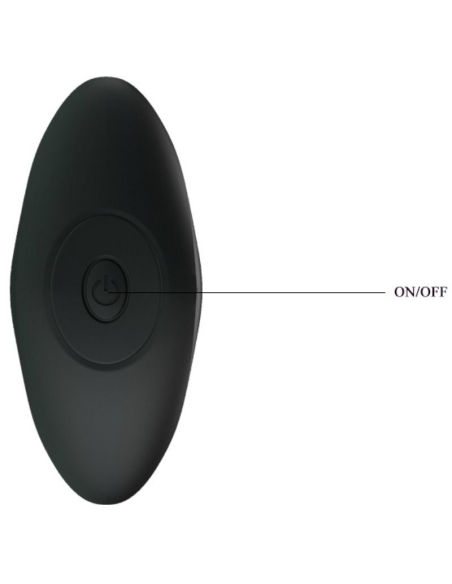 PRETTY LOVE - VIBRADOR ANAL NEGRO