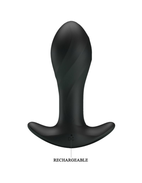 PRETTY LOVE - VIBRADOR ANAL NEGRO