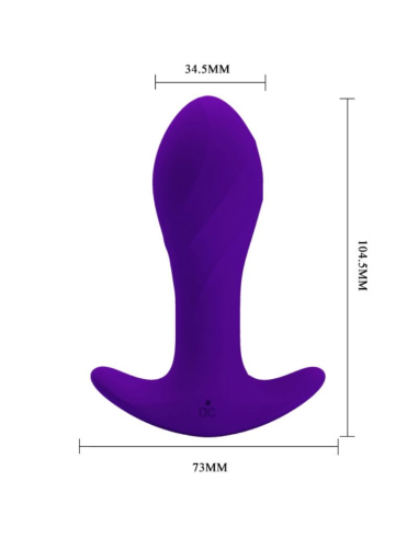 PRETTY LOVE - VIBRADOR ANAL LILA