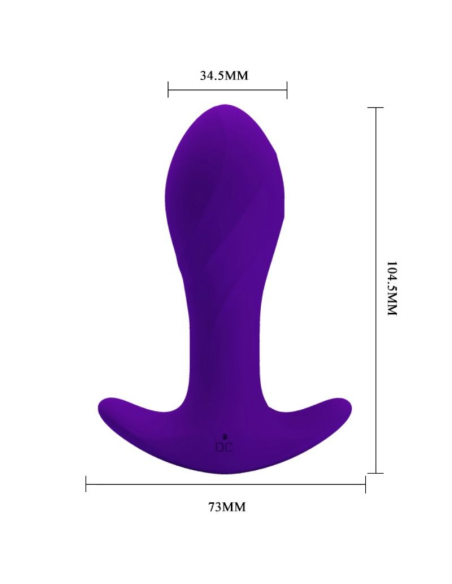 PRETTY LOVE - VIBRADOR ANAL LILA