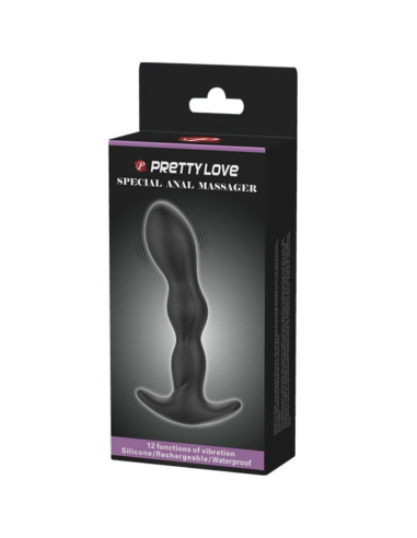 PRETTY LOVE - MASAJEADOR ANAL 12 MODOS VIBRACIÓN