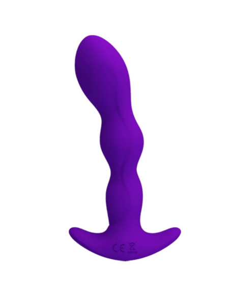 PRETTY LOVE - MASAJEADOR ANAL 12 MODOS VIBRACIÓN LILA