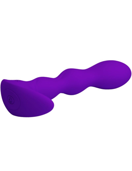 PRETTY LOVE - MASAJEADOR ANAL 12 MODOS VIBRACIÓN LILA