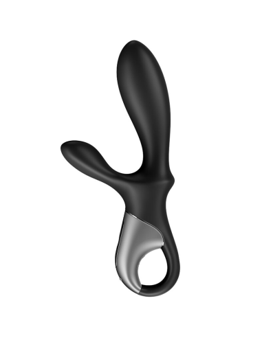 SATISFYER - HEAT CLIMAX VIBRADOR ANAL APP NEGRO
