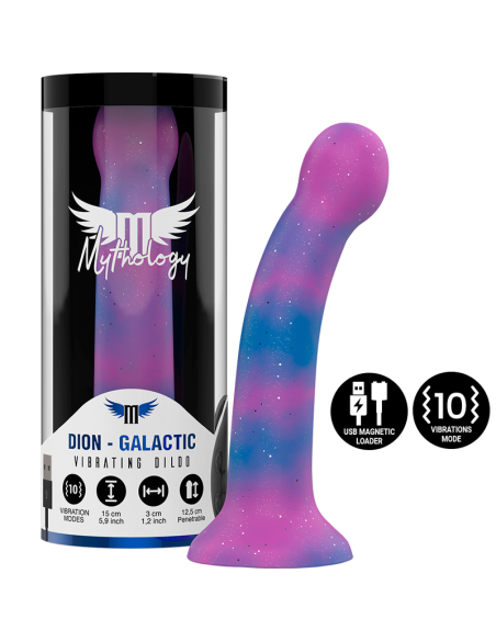 MYTHOLOGY - DION GALACTIC DILDO S - VIBRADOR COMPATIBLE CON WATCHME WIRELESS TECHNOLOGY