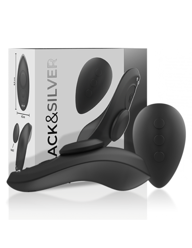 BLACKandSILVER - PRESTON PANTIE MAGNÉTICO VIBRADOR SILICONA REMOTO