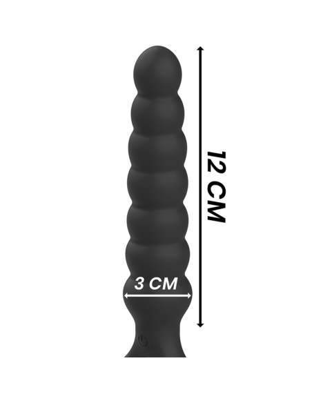 BLACKandSILVER - BOB POTENTE VIBRADOR DILATADOR ANAL SILICONA