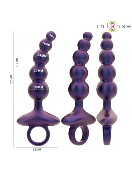 INTENSE - TITO PLUG ANAL VIBRADOR MODELO 3 CONTROL REMOTO