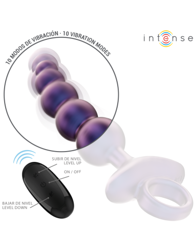 INTENSE - TITO PLUG ANAL VIBRADOR MODELO 3 CONTROL REMOTO