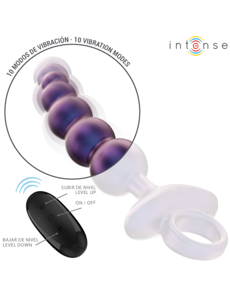 INTENSE - TITO PLUG ANAL VIBRADOR MODELO 3 CONTROL REMOTO