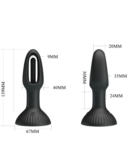 PRETTY LOVE - HUBERT PLUG ANAL CON 7 MODOS DE VIBRACIÓN