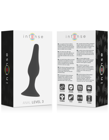 INTENSE - ANAL LEVEL 3 12.5CM NEGRO