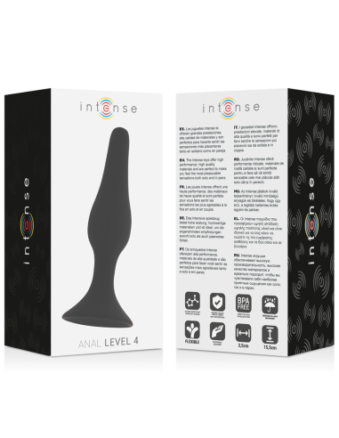 INTENSE - ANAL LEVEL 4 15.5CM NEGRO