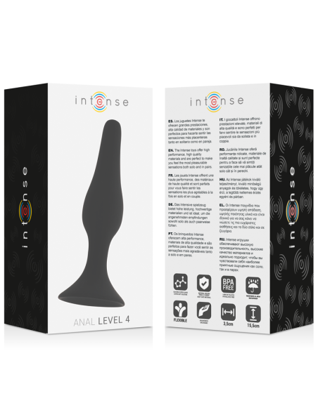 INTENSE - ANAL LEVEL 4 15.5CM NEGRO