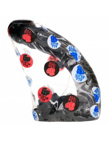 ALL BLACK - DILDO REALÍSTICO 19 CM