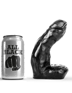 ALL BLACK - DILDO REALÍSTICO 15 CM
