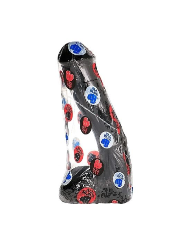 ALL BLACK - PENE REALÍSTICO ANAL 23 CM